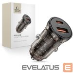 Kitos prekės Tech-Protect  Tech-Protect CC01 45W 2-Port USB-A / USB-C Car Charger - Black 