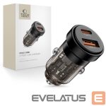 Kitos prekės Tech-Protect  Tech-Protect CC03 30W 2-Port USB-A / USB-C Car Charger - Black 