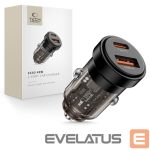 Kitos prekės Tech-Protect  Tech-Protect CC03 45W 2-Port USB-A / USB-C Car Charger - Black 