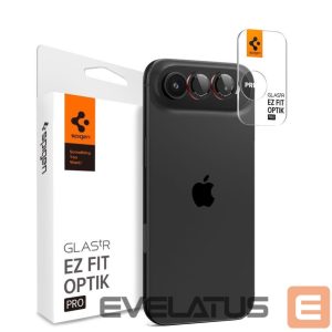 Kitos prekės Spigen  Spigen Optik Pro L-Series 2-pack iPhone Air Lens Glass - Black and Red 