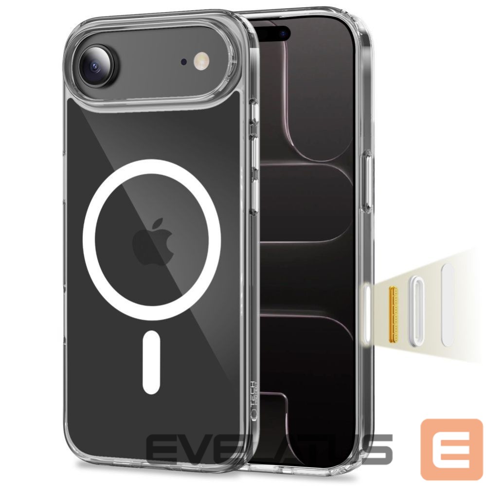 Kitos prekės Tech-Protect Tech-Protect Flexair Hybrid CC MagSafe Case for iPhone Air - Clear
