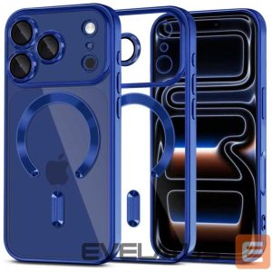 Kitos prekės Tech-Protect  Tech-Protect MagFlex MagSafe Case for iPhone 17 Pro Max - Clear Navy Blue 