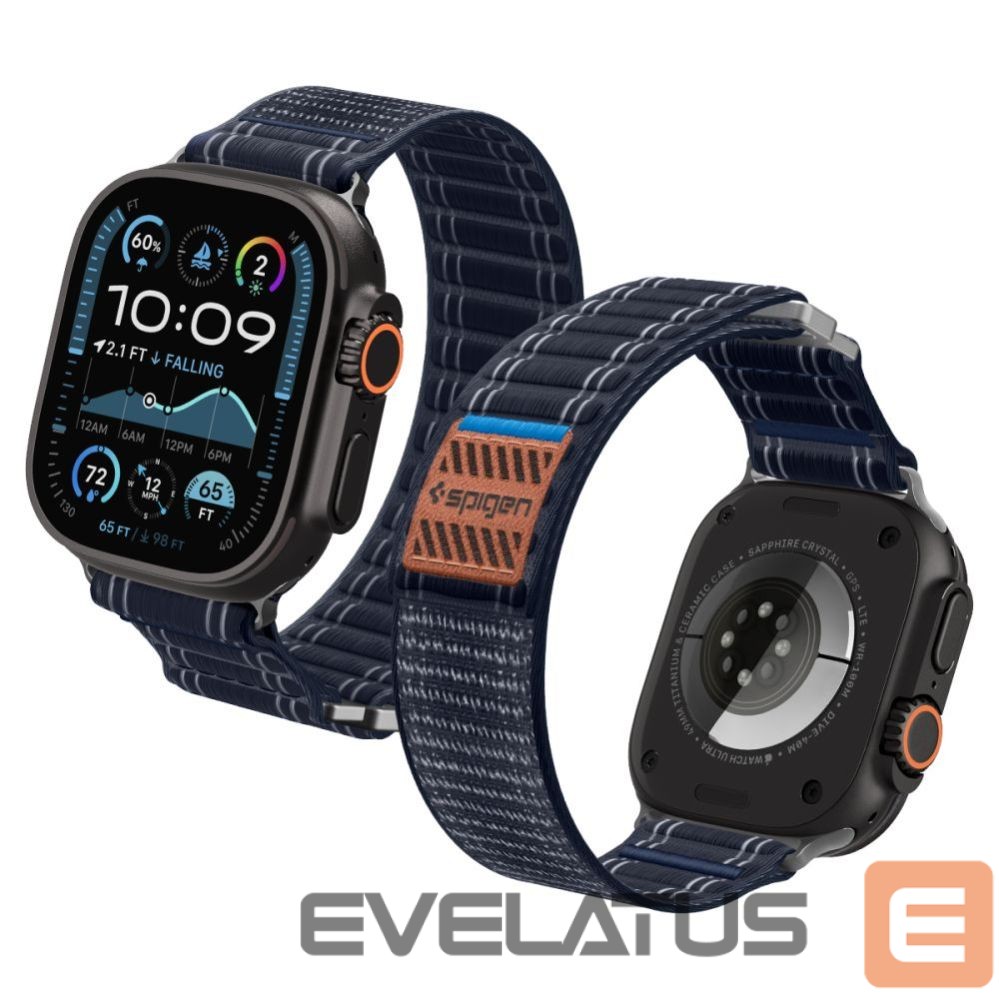Kitos prekės Spigen Spigen WBF0 Strap for Apple Watch 44 / 45 / 46 / 49 mm - Navy Blue