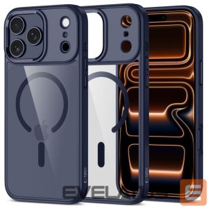 Kitos prekės Tech-Protect  Tech-Protect MagMat MagSafe Case for iPhone 17 Pro Max - Transparent - Navy Blue 