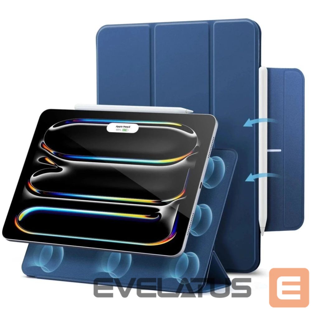Kitos prekės ESR ESR Rebound Magnetic Case for iPad Pro 11" 5 / 6 / 2024-2025 - Navy Blue