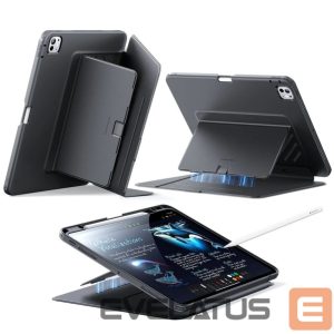 Kitos prekės ESR  ESR Flip Hybrid Case for iPad Pro 11” 5 / 6 / 2024-2025 - Black 