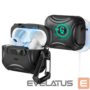 Kitos prekės ESR  ESR Cyber ​​FlickLock MagSafe Case for AirPods Pro 3 - Black 