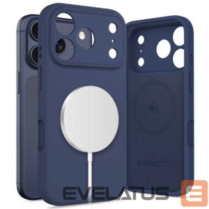 Kitos prekės Tech-Protect  Tech-Protect Silicone MagSafe Case for iPhone 17 Pro - Navy Blue 