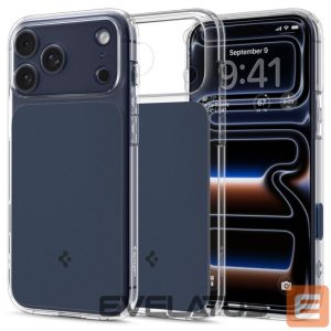 Kitos prekės Spigen  Spigen Thin Fit MagSafe Case for iPhone 17 Pro - Clear Navy Blue 