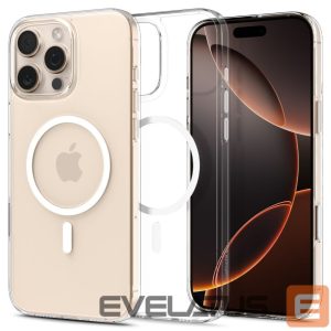 Kitos prekės Spigen  Spigen Thin Fit MagSafe Case for iPhone 16 Pro - Clear and White 