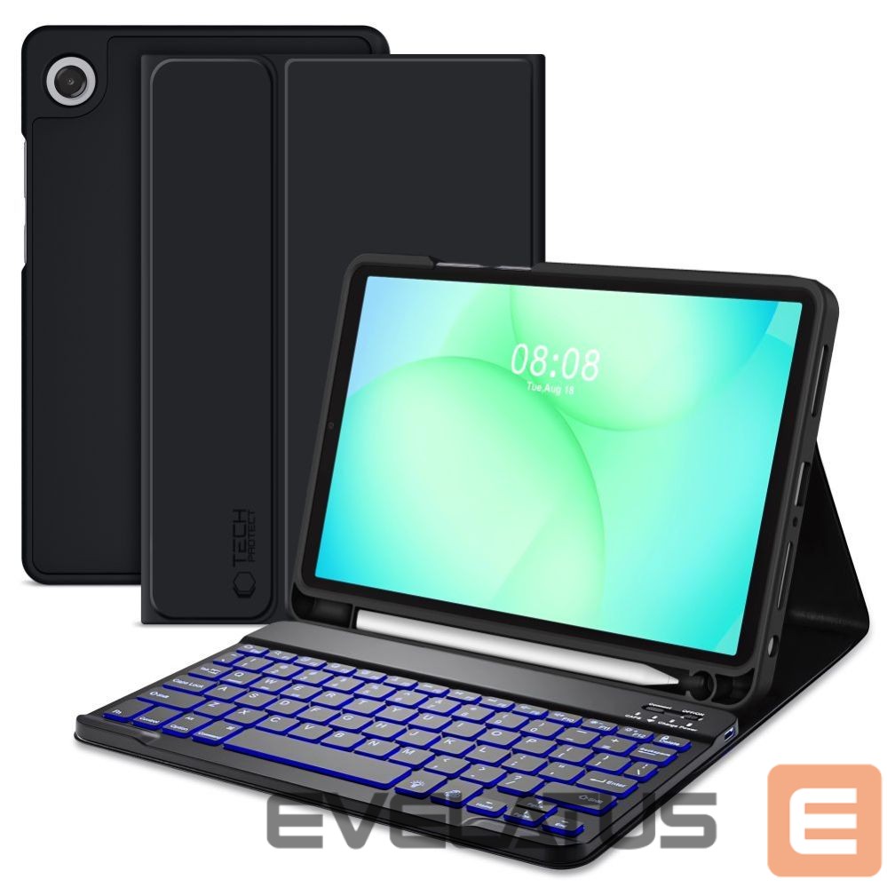Kitos prekės Tech-Protect Tech-Protect SC Pen Case for Samsung Galaxy Tab A9+ / A11+ Plus 11.0 X210 / X215 / X216 / X230 / X235 / X236 - Black