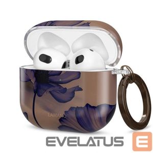 Kitos prekės Tech-Protect  Tech-Protect Lamano case for AirPods 4 - brown and purple 