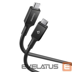 Kitos prekės Spigen  Spigen EB10020CC USB-C Cable 100W 200cm - Black 