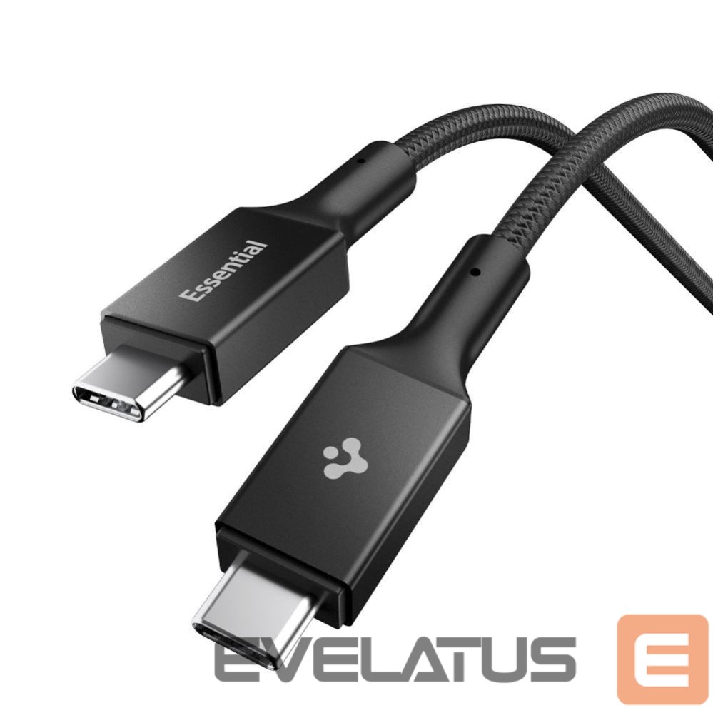 Kitos prekės Spigen Spigen EB10010CC 100W 100 cm Cable - Black