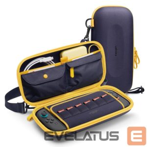 Kitos prekės Spigen  Spigen Nano Pop Pro Pouch for Nintendo Switch 2 - Navy Blue and Yellow 