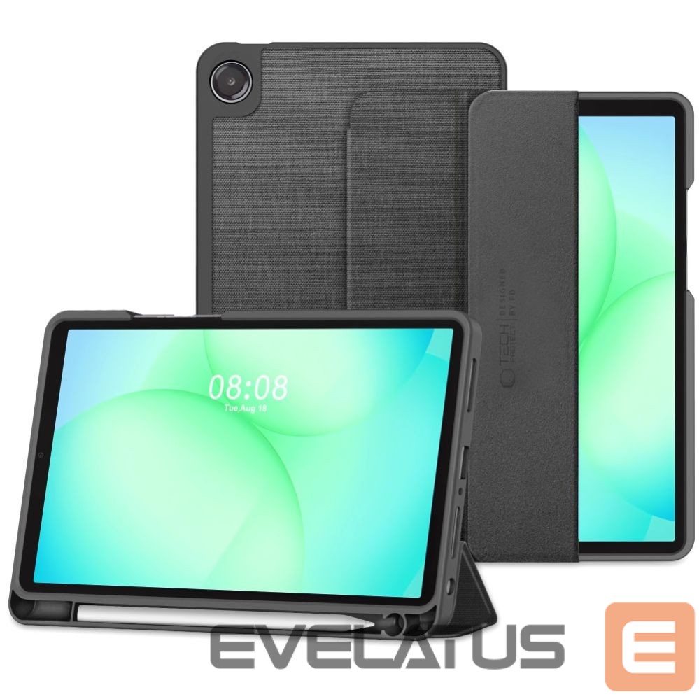 Kitos prekės Tech-Protect Tech-Protect SC Pen Canvas Case for Samsung Galaxy Tab A9+ / A11+ Plus 11.0 X210 / X215 / X216 / X230 / X235 / X236 - Gray