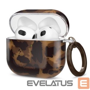 Kitos prekės Tech-Protect  Tech-Protect Lamano case for AirPods 4 - brown and black 