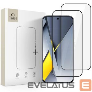 Kitos prekės Tech-Protect  Tech-Protect Glass Fit+ 2-pack for Xiaomi Poco F8 Pro - black 