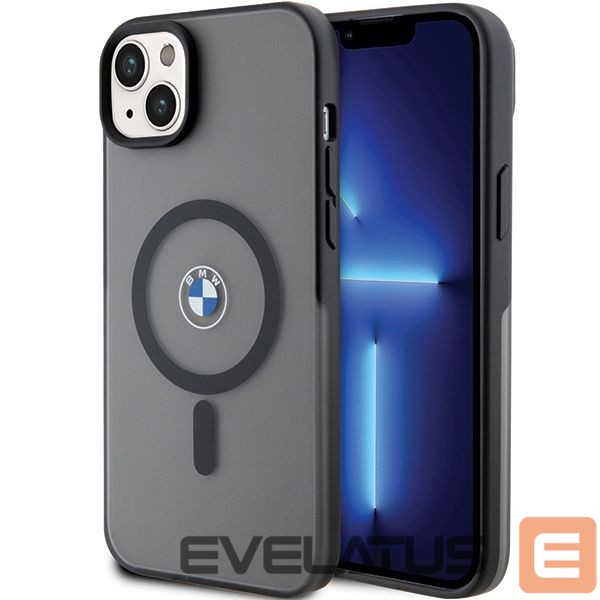 Kitos prekės BMW BMW Signature MagSafe Case for iPhone 14 Plus/15 Plus - Black