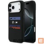 Kitos prekės BMW  BMW M Silicon Horizontal Line MagSafe Case for iPhone 17 Pro Max - Black 