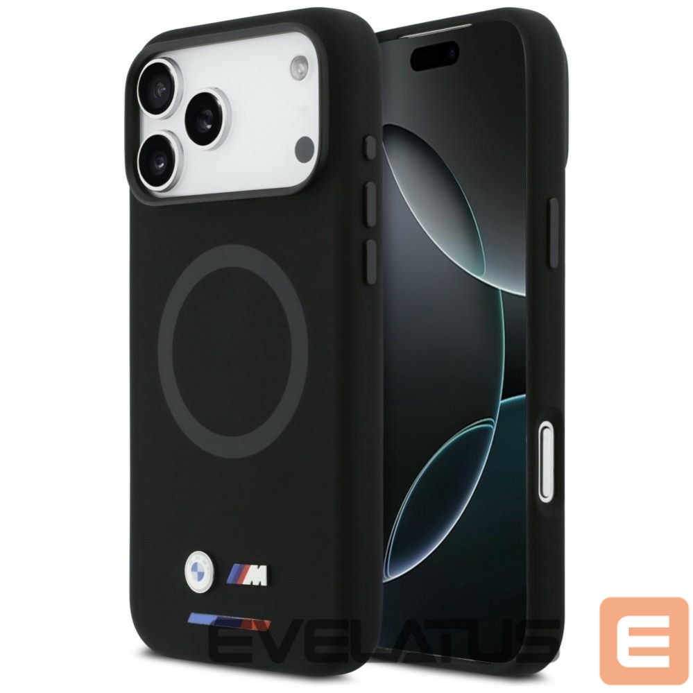 Kitos prekės BMW BMW M Silicon Logo MagSafe Case for iPhone 17 Pro Max - Black
