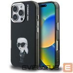 Kitos prekės Karl Lagerfeld  Karl Lagerfeld IML Aquarelle Karl & Logo MagSafe Case for iPhone 16 Pro Max - Black 