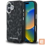 Kitos prekės Karl Lagerfeld  Karl Lagerfeld IML Leopard Pattern MagSafe Case for iPhone 16 - Black 