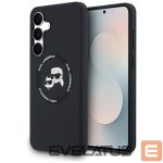 Kitos prekės Karl Lagerfeld  Karl Lagerfeld Silicone Karl & Choupette Heads MagSafe Case for Samsung Galaxy S25 FE - Black 