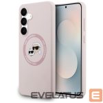 Kitos prekės Karl Lagerfeld  Karl Lagerfeld Silicone Karl & Choupette Heads MagSafe Case for Samsung Galaxy S25 FE - Pink 