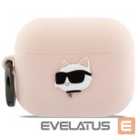 Kitos prekės Karl Lagerfeld  Karl Lagerfeld Silicone Chaupette Head 3D Case for AirPods Pro 3 - Pink 