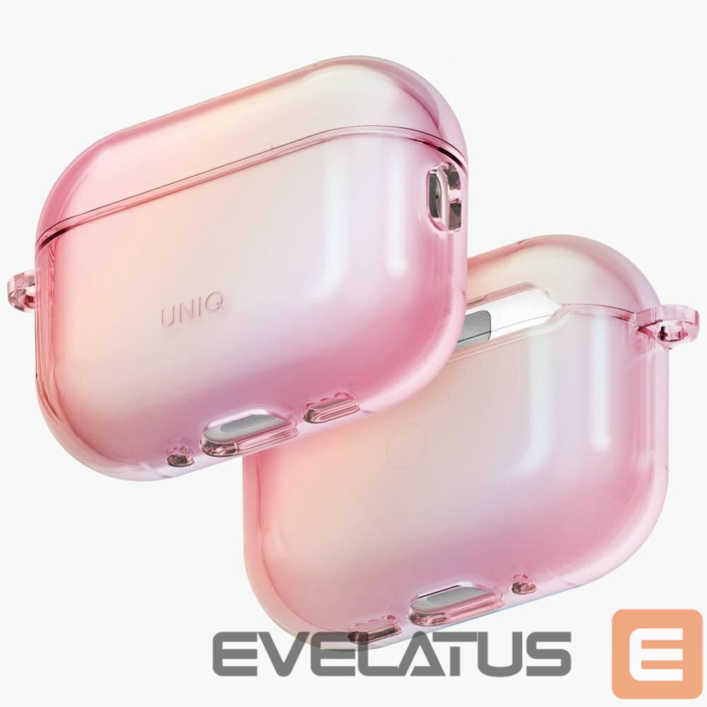 Kitos prekės UNIQ Uniq Iridescia Hang Case for AirPods Pro 3 - Transparent Pink