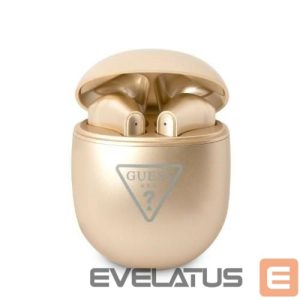 Kitos prekės Guess  Guess Triangle Logo Bluetooth TWS Wireless Headphones - Gold 