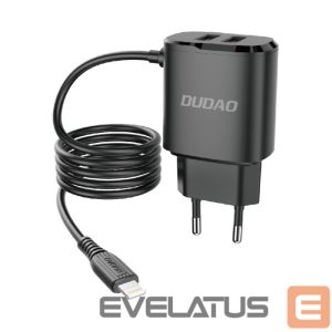 Adapteriai Dudao  Lightning (male) || USB-A (female) \ Black 