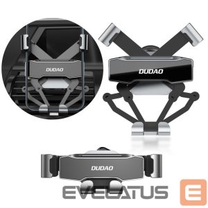 Automatinis laikiklis Dudao  Dudao Gravity Car Smartphone Holder Black (F11Pro) 