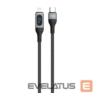 Adapteris Dudao  Dudao USB Type C - Lightning cable fast charging PD 20W 1m black (L7MaxL) 