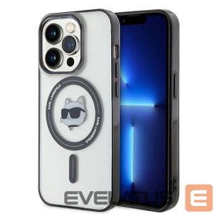Nugarėlės dėklai Karl Lagerfeld  Karl Lagerfeld KLHMP15XHCHNOTK iPhone 15 Pro Max 6.7" transparent hardcase IML Choupette`s Head MagSafe 