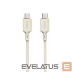 Kitas telefono priedas Dudao  Dudao L7SCC USB-C - USB-C cable 100W 1m - beige 