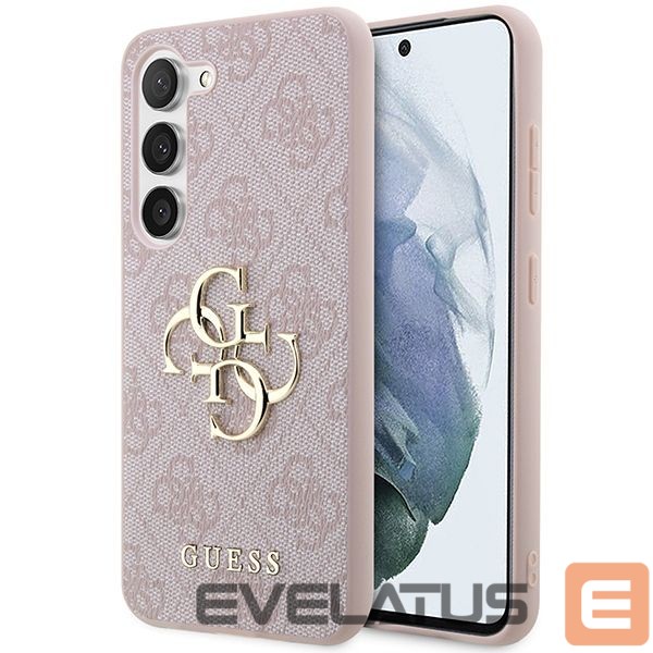Kitas telefono priedas Guess Guess 4G Big Metal Logo case for Samsung Galaxy S24 - pink