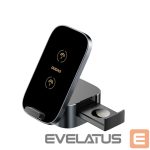 Adapteriai Dudao  Dudao A11Pro+ 15W 3in1 Inductive Charger for Phone/Smartwatch/Headphones - Black 