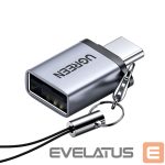 Adapteris Ugreen  US270 USB-C (Male) / USB-A 3.0 (Female) Adapter with Lanyard Space Gray