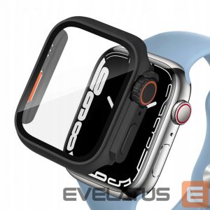 Nugarėlės dėklai Tech-Protect  Tech-Protect Defense360 Case for Apple Watch 4 / 5 / 6 / SE (44mm) - Black-Orange 