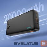 Išorinė baterija Baseus  Baseus Airpow 20W 20000mAh Power Bank with Baseus Simple Series USB-A - USB-C 50cm Cable - Black 