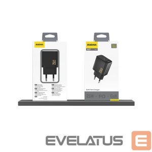 Adapteriai Dudao  Dudao A27 25W GaN USB-C Wall Charger - Black 