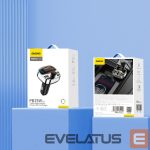 FM moduliatorius Dudao  Dudao R2PRO+ Transmitter with PD25W Bluetooth 5.3 RGB Charging Ports - Black and Silver 