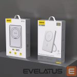 Išorinė baterija Dudao  Dudao K28S 20W PD 5000mAh Powerbank with MagSafe and Stand - Silver 