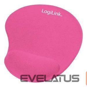 Kompiuterio pelė Logilink  ID0027P Mouse Pad, Silcon Wrist, Pink | 