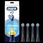 Dantų šepetėlis Oral-B  Replaceable toothbrush heads | iO UltimateClean | Heads | For adults | Number of brush heads included 4 | Black 