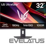 Monitoriai LG  32G600A-B | 31.5 " | VA | QHD | 16:9 | 180 Hz | 1 ms | 2560 x 1440 pixels | 250 cd/m² | HDMI ports quantity 2 