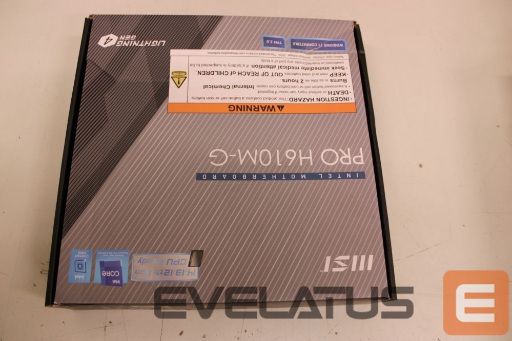 Intel procesoriaus pagrindinė plokštė MSI SALE OUT. PRO H610M-G | PRO H610M-G | Processor family Intel | Processor socket LGA1700 | DDR5 | Supported hard disk drive interfaces SATA, M.2 | Number of SATA connectors 4 | DAMAGED PACKAGING