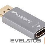 Įkroviklis Lanberg  Displayport (M)->HDMI(F) Adapter 4K, Silver 